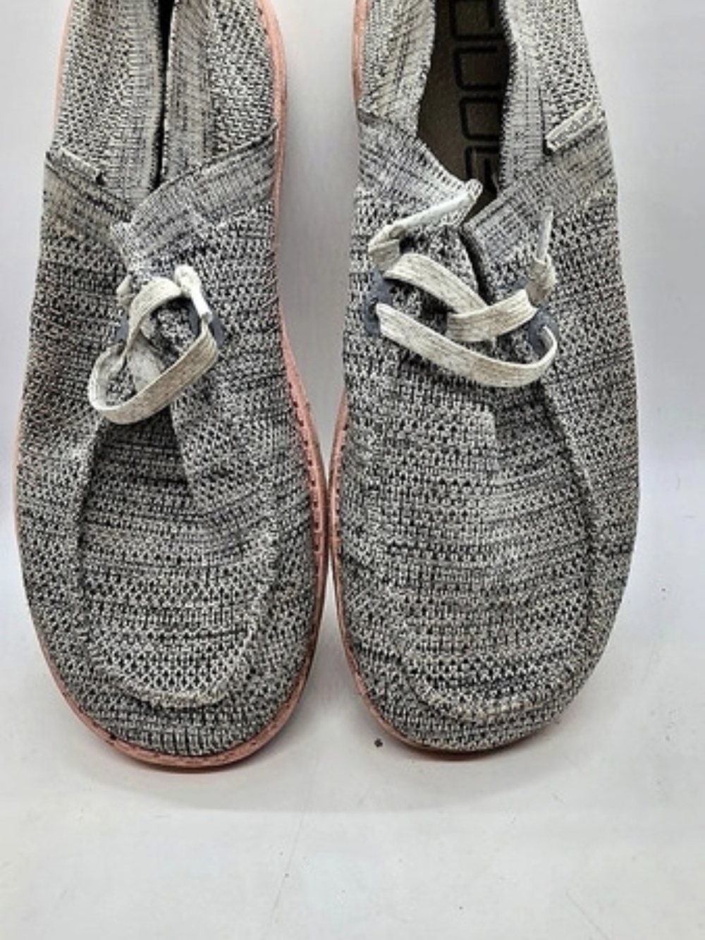 HEYDUDE Wendy Halo Gray & Pink Sneakers